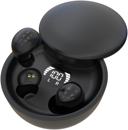 Bluetooth 5.4 Wireless Earphones Small Earbuds Sleeping Sport Invisible Headphones Bass Sound Quality Headset Sliding Cover