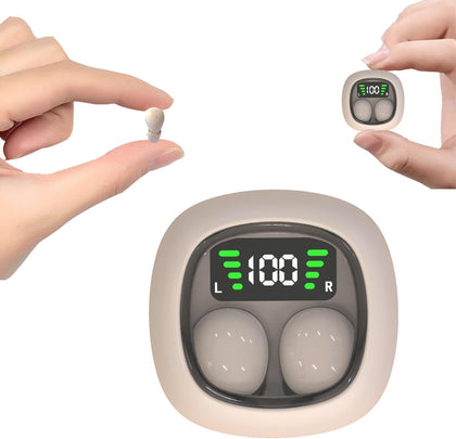 Smallest Wireless Bluetooth Invisible Earbuds - Low Profile, Micro, Discreet Mini Earbuds for Small Ear Canals