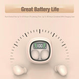 Smallest Wireless Bluetooth Invisible Earbuds - Low Profile, Micro, Discreet Mini Earbuds for Small Ear Canals