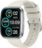 Smart Watches for Men/Women, 1.75" Bluetooth Call, AI Voice Smartwatch, 24/7 Heart Rate Monitor, Blood Pressure/SpO2/Sleep Tracker, IP68 Waterproof, 100+ Sports Fitness Tracker for Android iOS Black