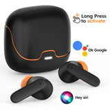 Bluetooth 5.4 TWS Wireless Bluetooth Earphones Ultra-low Latency Dual Microphone ENC Noise Cancelling in Ear Bluetooth Earphones